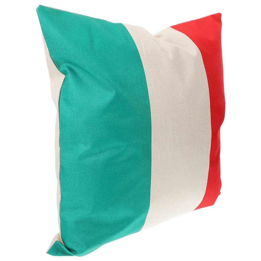 2pcs Italy Flag Pattern Throw Pillow Case Cushion Cover Pillowcase Home Sofa