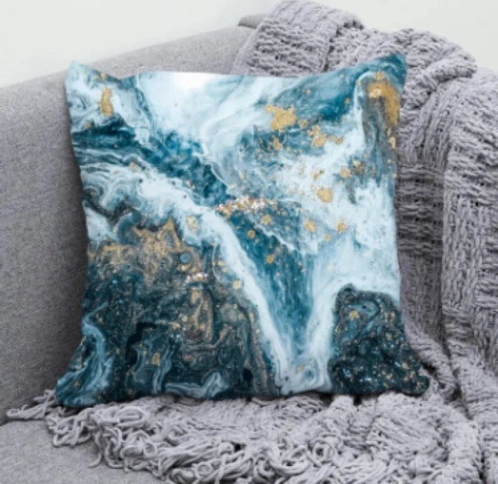 2pcs rock textured abstract Cushion Cover for Living Room Decor elevate in style