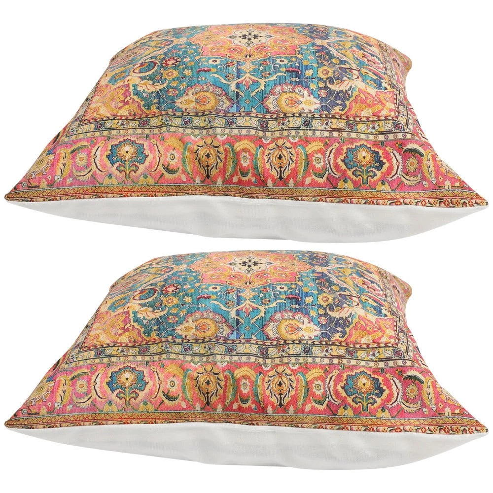 2 Pcs Pillow Case Throw Cushion Cover Boho Style Living Room Covers