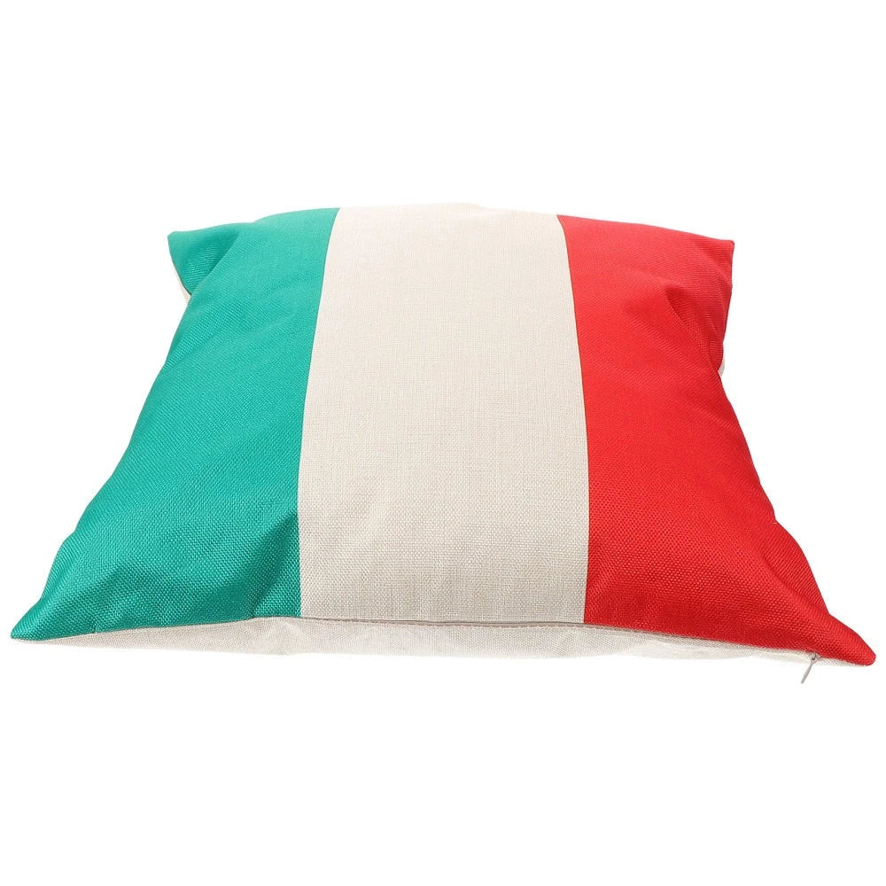 2pcs Italy Flag Pattern Throw Pillow Case Cushion Cover Pillowcase Home Sofa