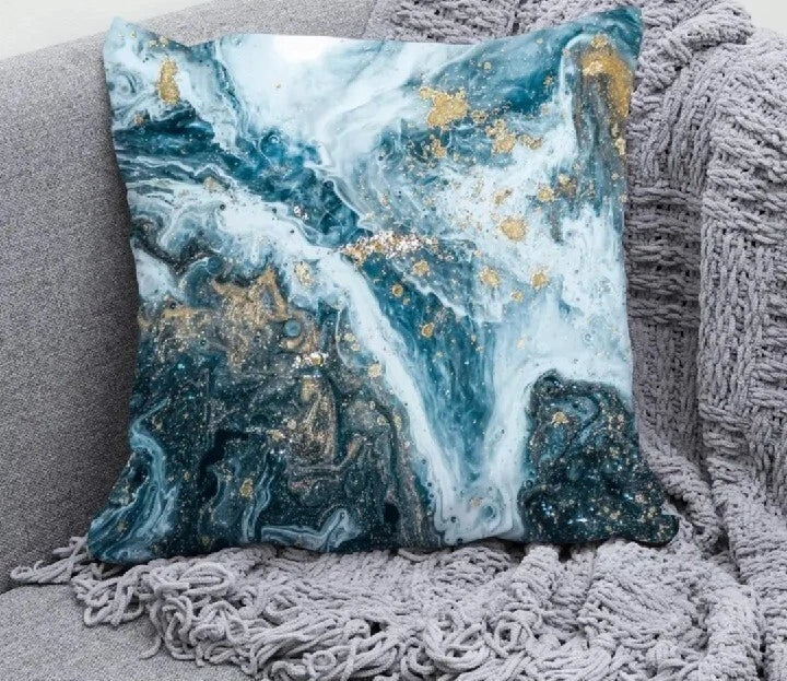 2pcs rock textured abstract Cushion Cover for Living Room Decor elevate in style