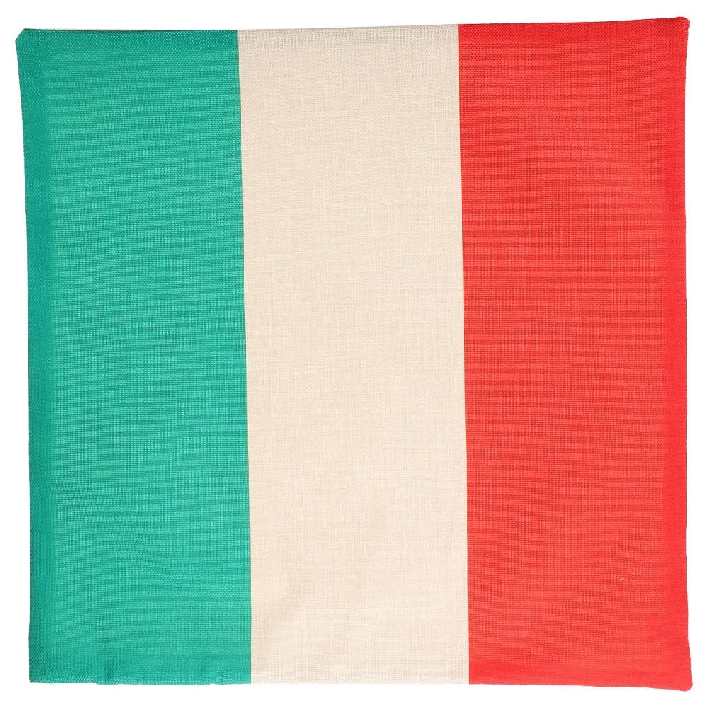 2pcs Italy Flag Pattern Throw Pillow Case Cushion Cover Pillowcase Home Sofa