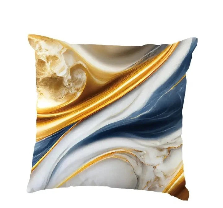 2 pcs marble designed Cushion Cover 18"×18" for Living room elevate in style new
