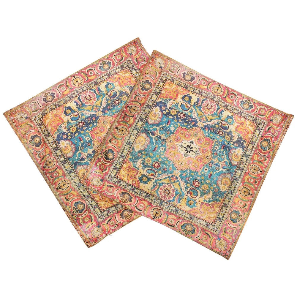 2 Pcs Pillow Case Throw Cushion Cover Boho Style Living Room Covers