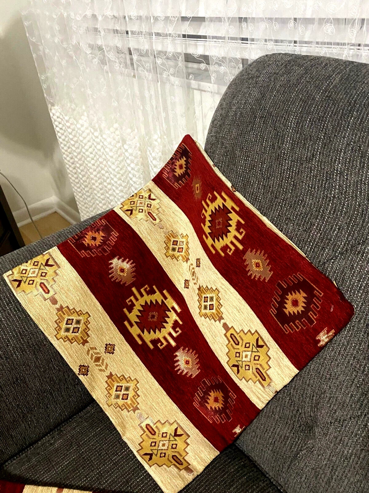 4 Turkish Kilim Pillow Cushion Cover Case 17x17" NEW