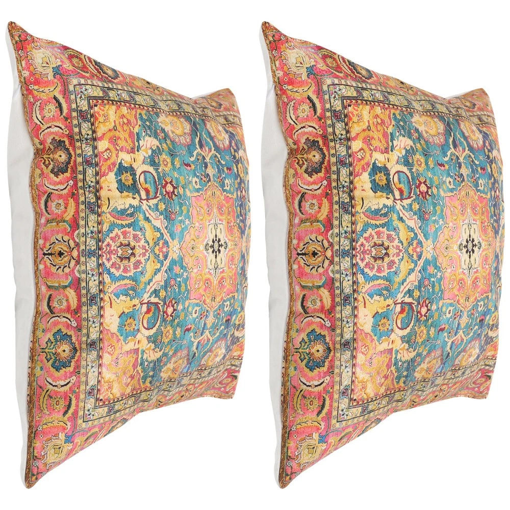 2 Pcs Pillow Case Throw Cushion Cover Boho Style Living Room Covers
