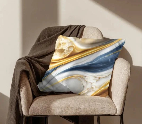 2 pcs marble designed Cushion Cover 18"×18" for Living room elevate in style new