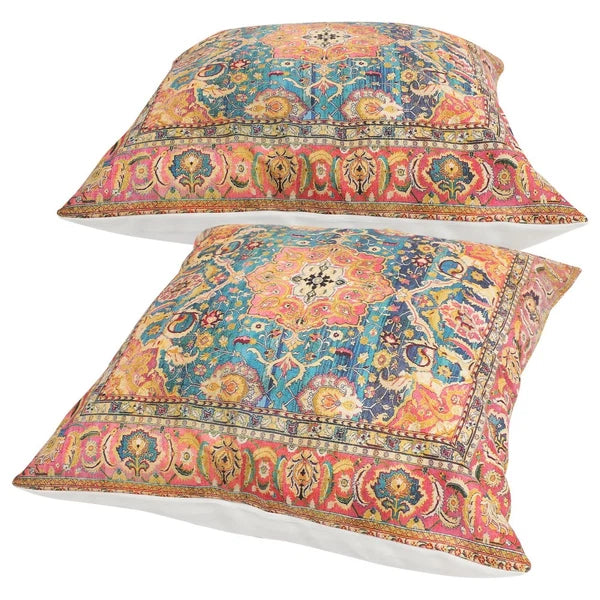 2 Pcs Pillow Case Throw Cushion Cover Boho Style Living Room Covers