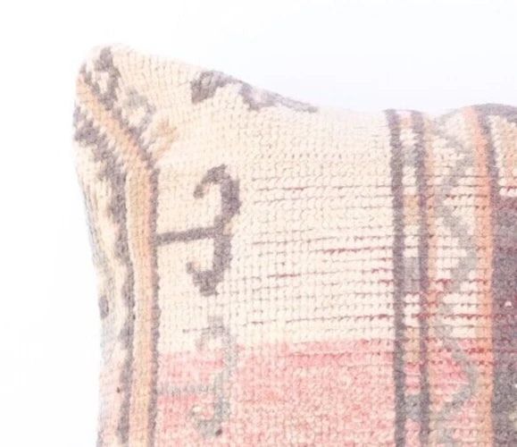 18x18" Vintage Indian Cushion Cover Throw Indian Jute Handmade Kilim Pillow