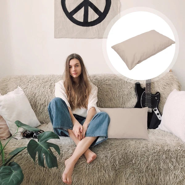 2 Pcs Waterproof Throw Pillowcase Protection Cover Outdoor Cushion Covers