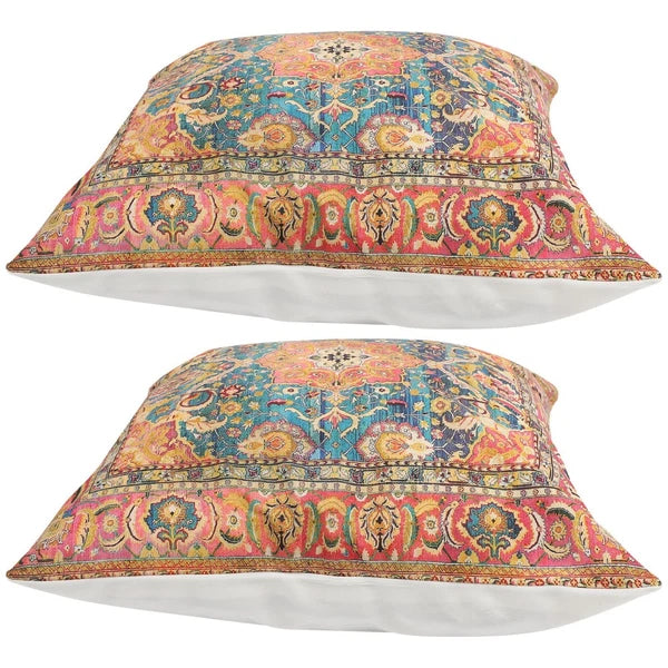 2 Pcs Pillow Case Throw Cushion Cover Boho Style Living Room Covers