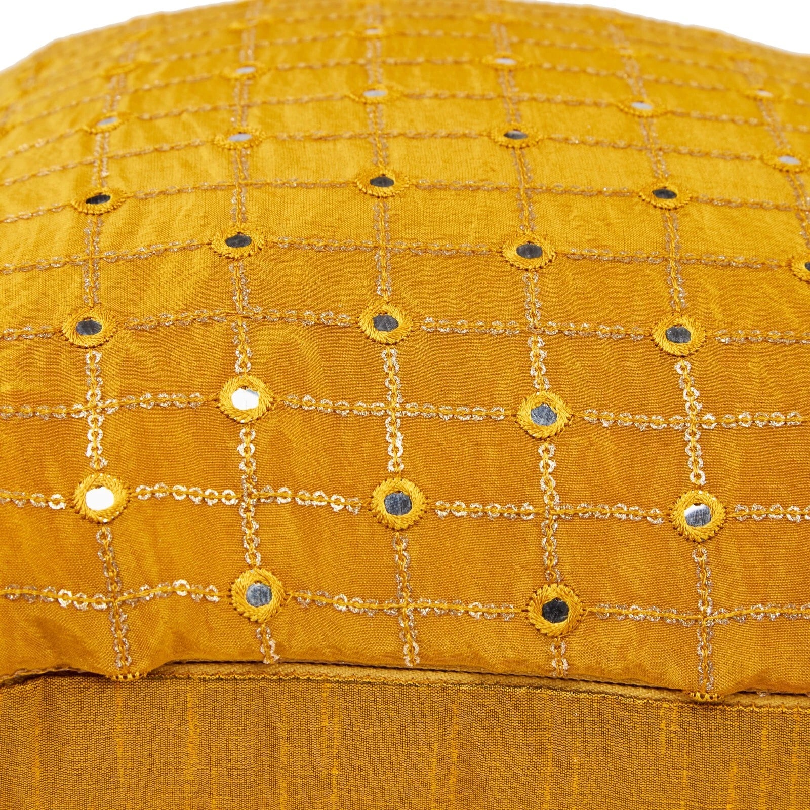 living room gold decorative pillow 18x18 mustard yellow throw pillow for sofa 2p