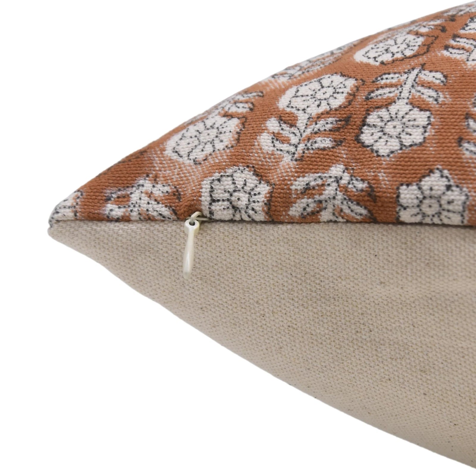 Handmade Block Print 18X18 Inch Cotton Throw Decorative Pillowcase Cushion Co...