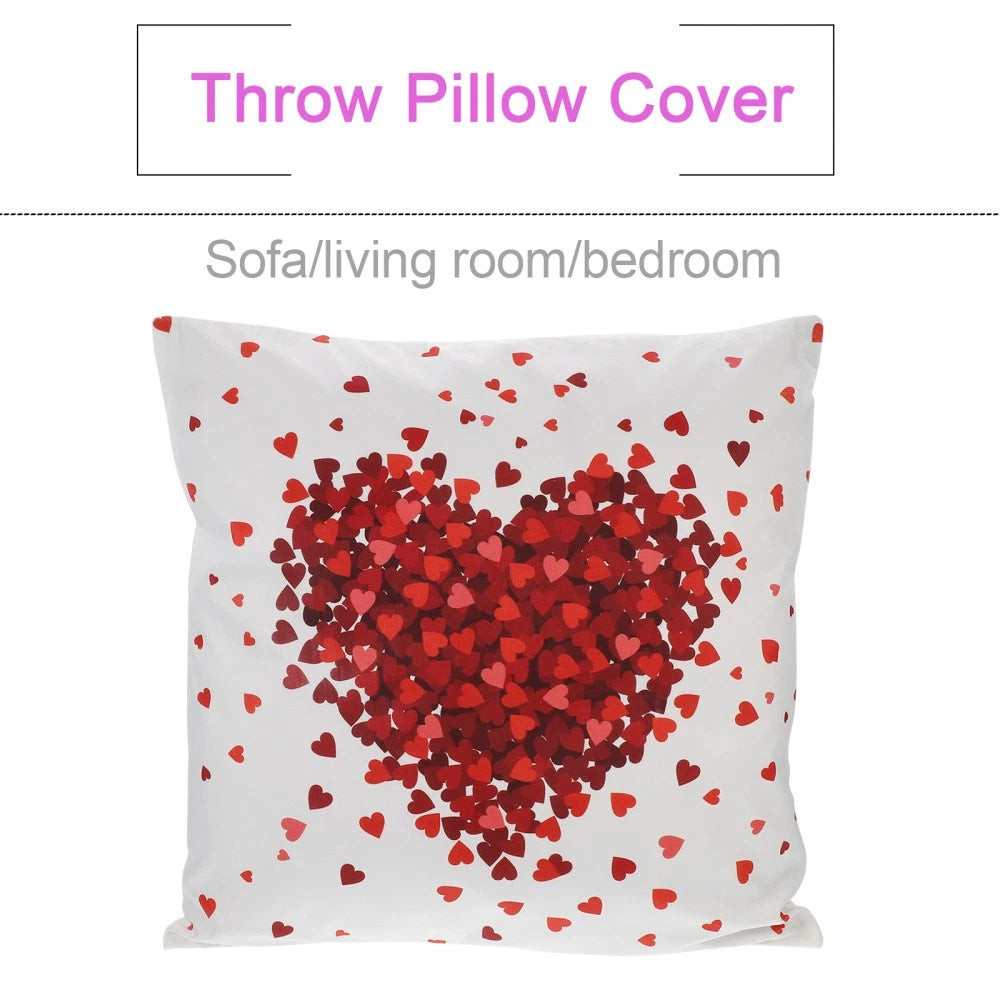 Love Cushion Valentines Day Pillows Cover Valentine's Pillowcover