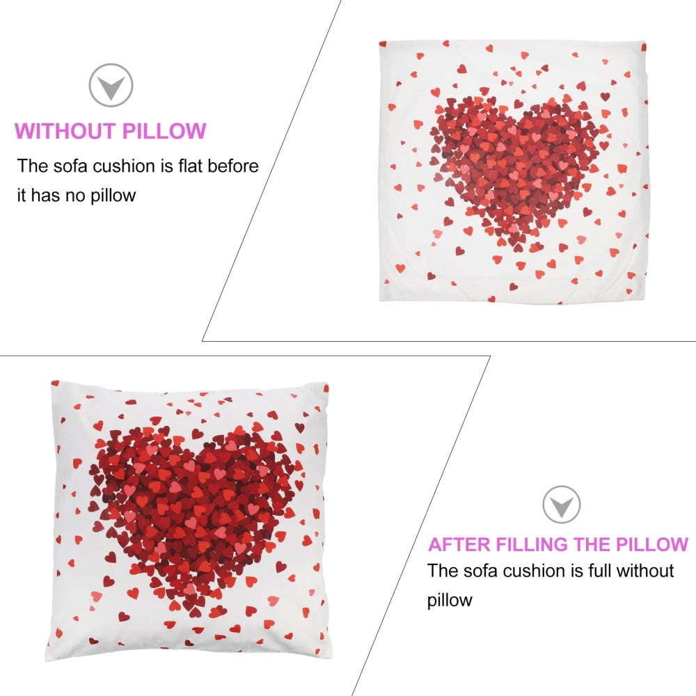 Love Cushion Valentines Day Pillows Cover Valentine's Pillowcover