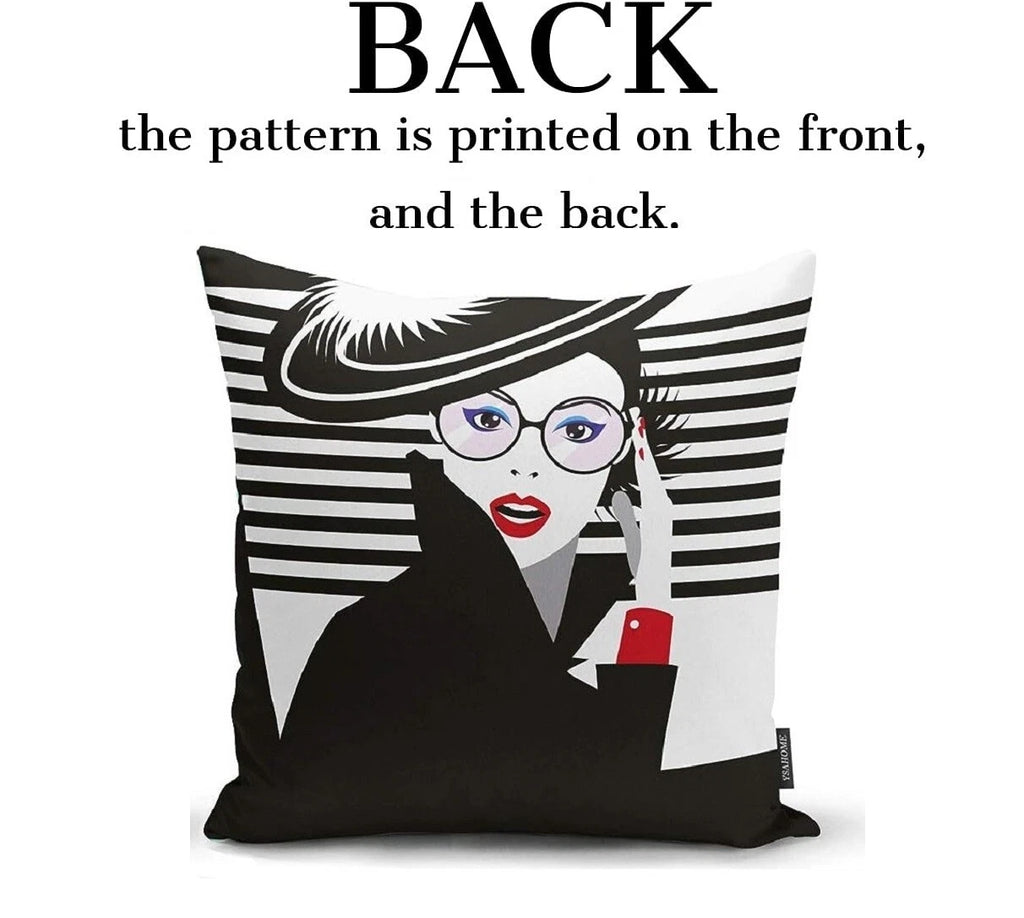 Ysahome Fashion Belle Home Decor Throw Pillow Case Fancy Theme Decorative 18x18
