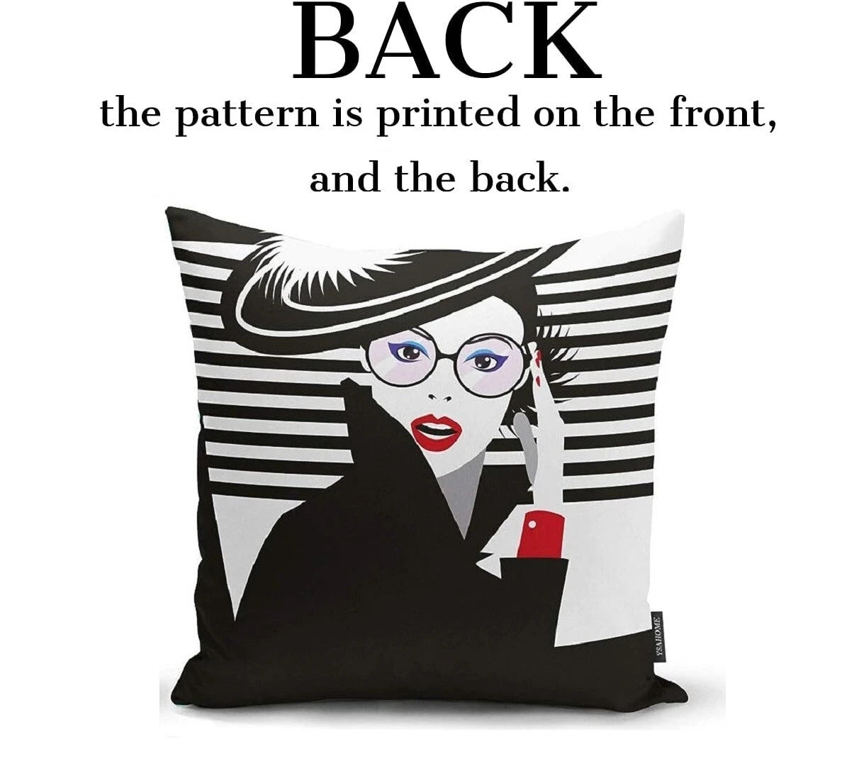 Ysahome Fashion Belle Home Decor Throw Pillow Case Fancy Theme Decorative 18x18