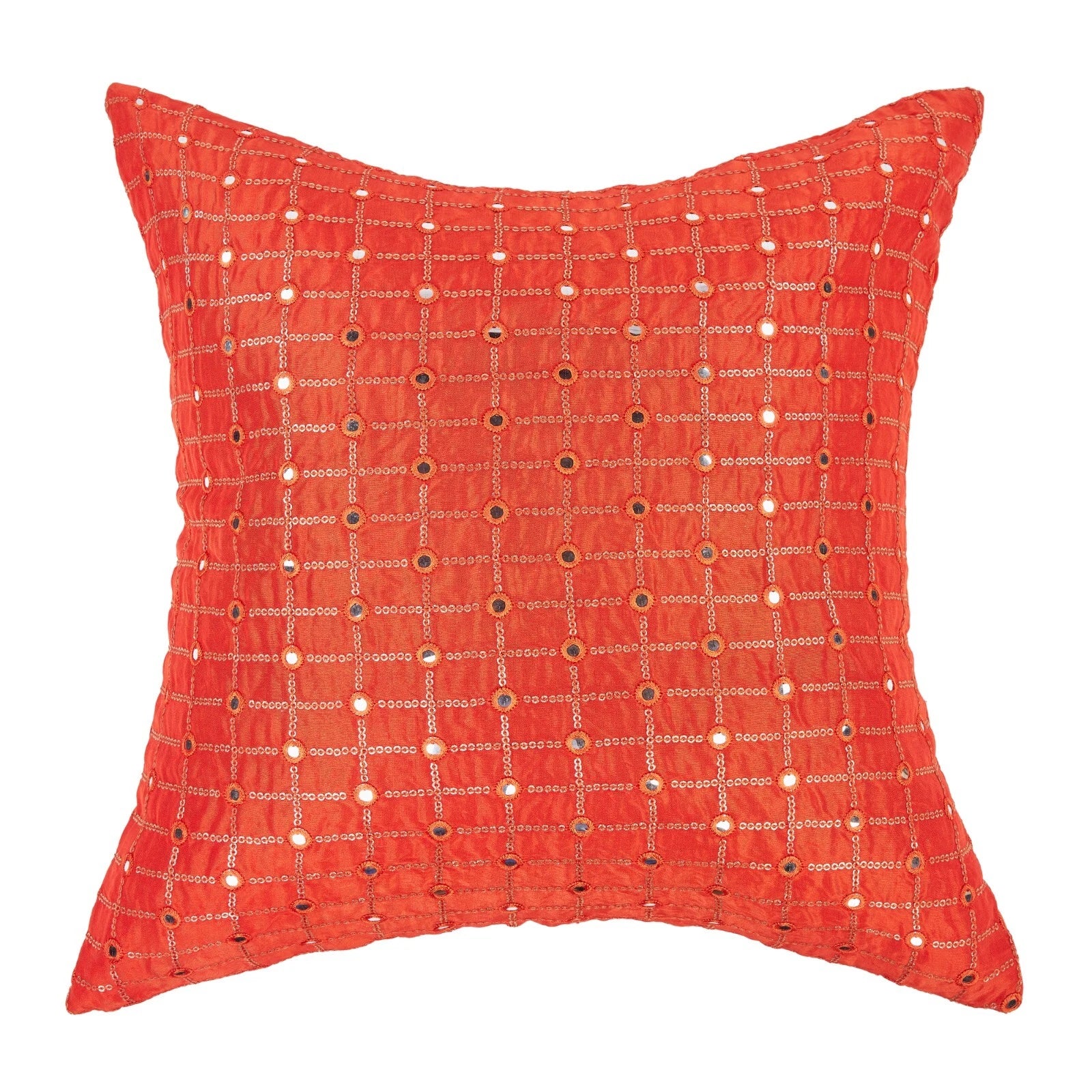decorative home decor accent orange throw pillows for couch living room 18x18 2p