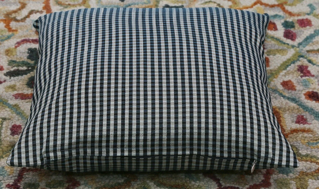 Ethnic 16 " Striped Indian Dupioni Brocade Silk Pillow/Cushion Cover Multi Color