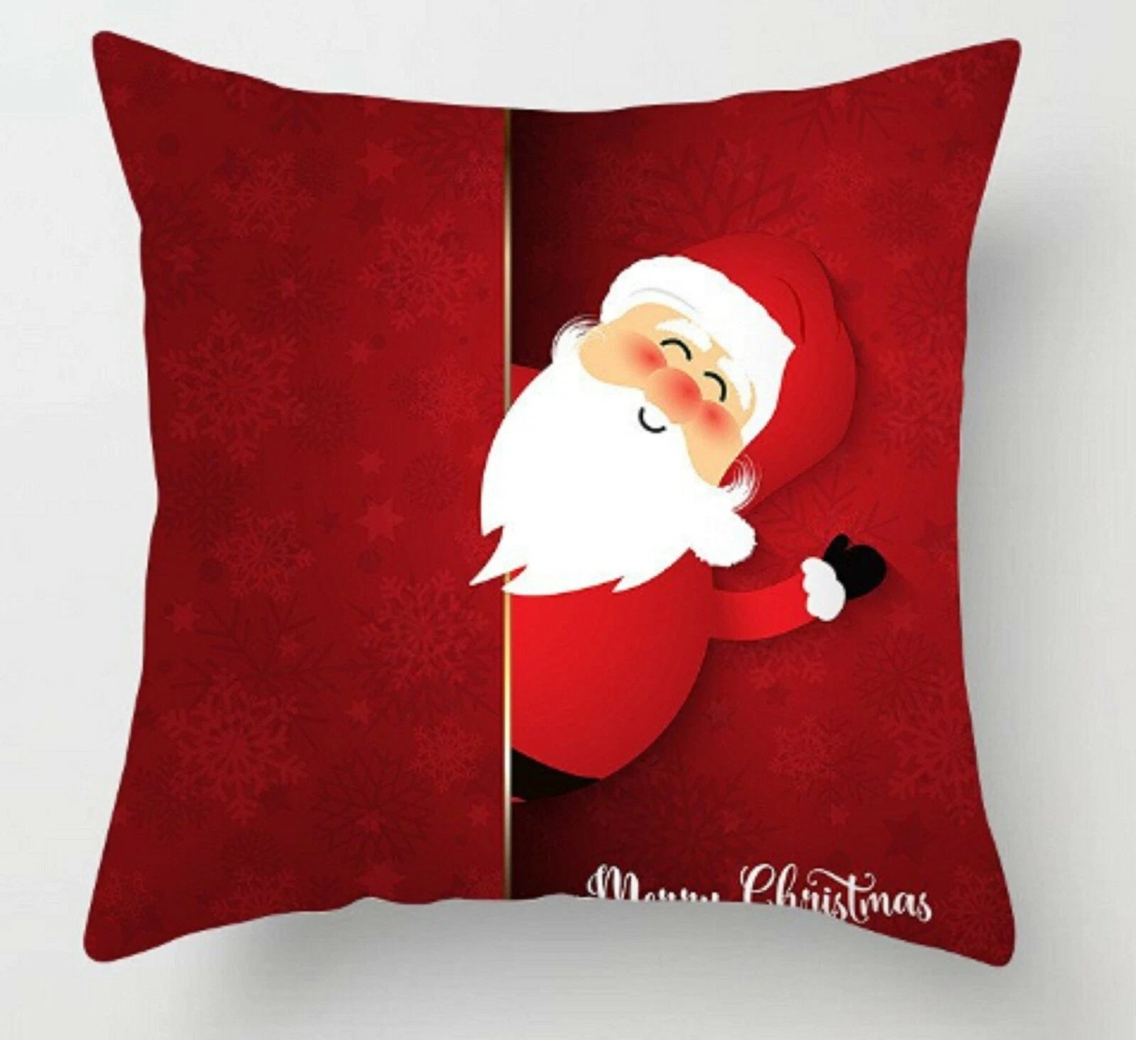 1x 45x45cm Sofa Cushion Cover Pillow Case Christmas Xmas Quality Santa Claus UK