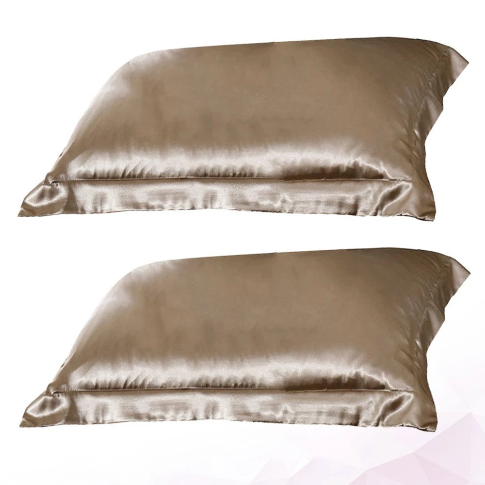 Sofa Cushion Cases Silk Bedding Accessories Silk Throw Sleeping Pillows Cover