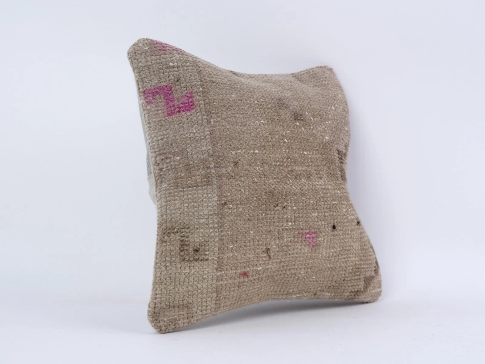 Handwoven Pillow Cover, Turkish Carpet Pillow, Kilim Pillow, 12x12 Pillow Cover