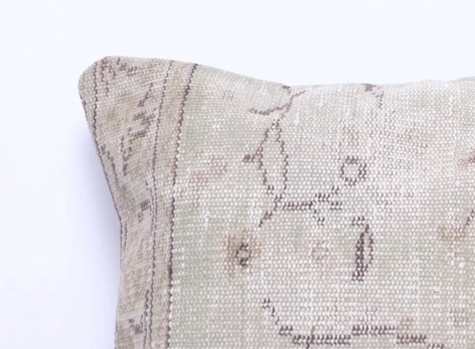 Hand Woven Kilim Rug Pillow Case 20" Vintage Handmade Jute Throw Cushion Cover