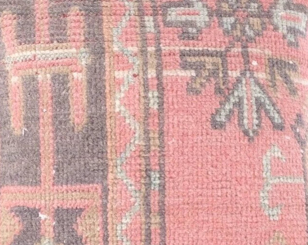 18"x18" 45x45 Hand Knotted Turkish Anatolian Vintage Pillow Cover Cushion