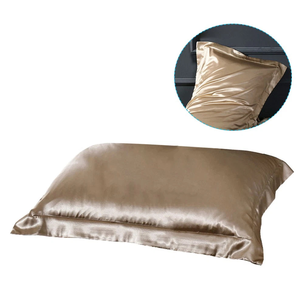 Sofa Cushion Cases Silk Bedding Accessories Silk Throw Sleeping Pillows Cover