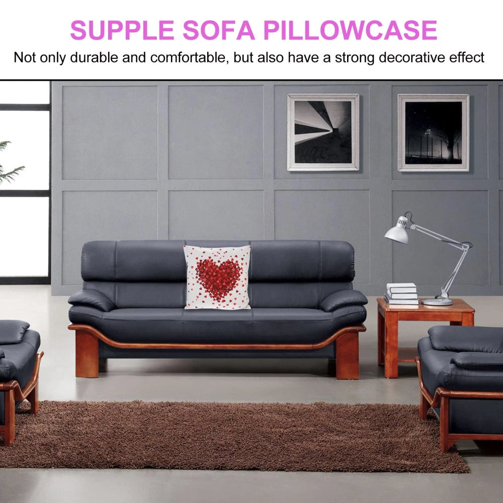 Love Cushion Valentines Day Pillows Cover Valentine's Pillowcover