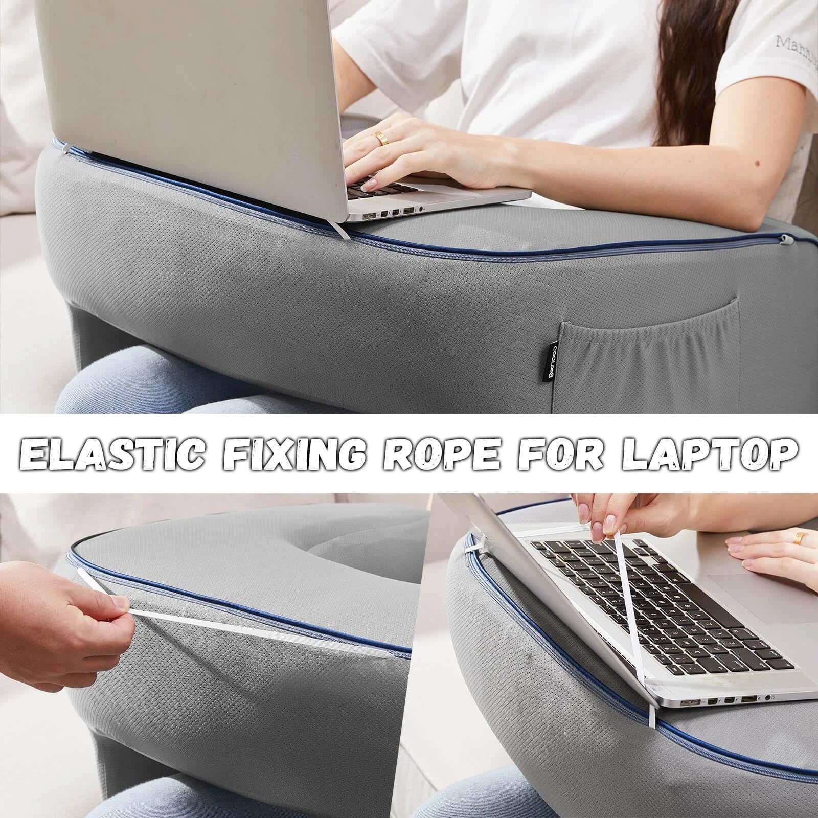 Reading Pillow for Gaming, Extra Large Laptop Pillow for Adult, Memory Foam L...