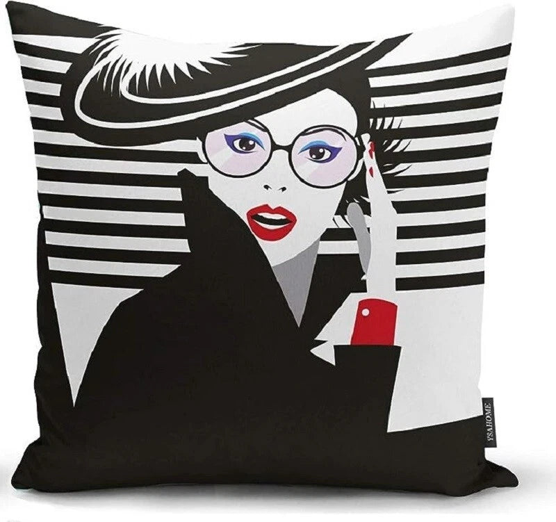 Ysahome Fashion Belle Home Decor Throw Pillow Case Fancy Theme Decorative 18x18