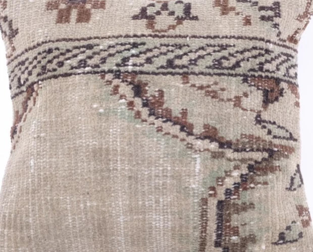 Handmade Square Jute Kilim Cushion Cover Indian Vintage Pillow 16x16 Rug Boho