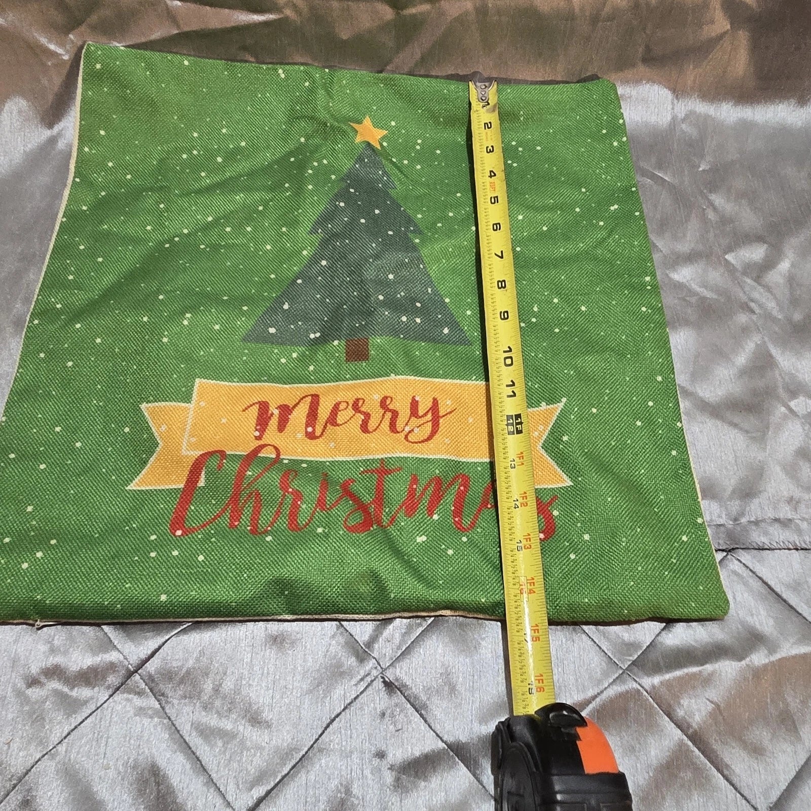 Christmas Tree Pillow Case Sofa Throw Cushion Cover Home Decor