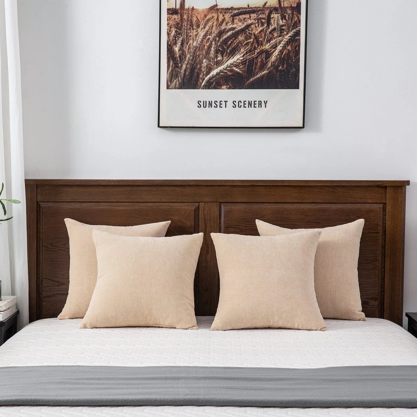 GAWAMAY Decorative Square Throw Pillow Covers 18"x18" Inch Set of 4, Super So...