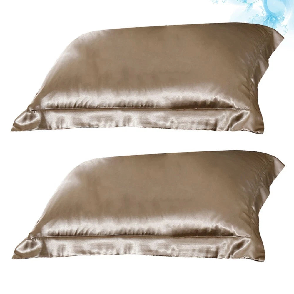 Sofa Cushion Cases Silk Bedding Accessories Silk Throw Sleeping Pillows Cover