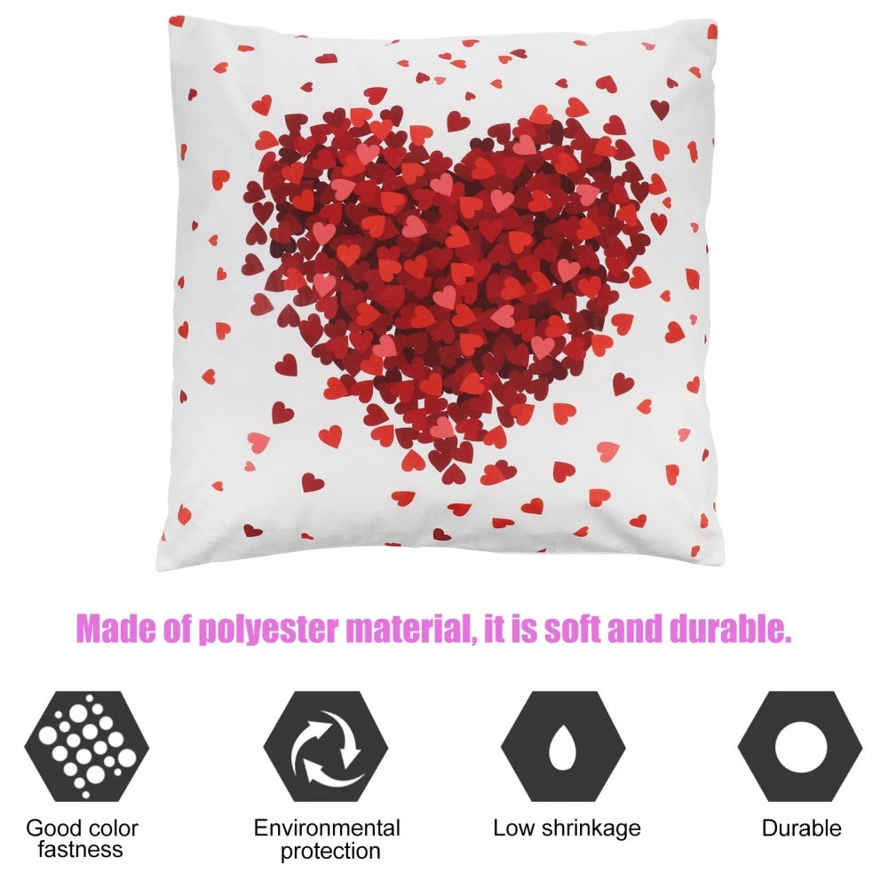 Love Cushion Valentines Day Pillows Cover Valentine's Pillowcover