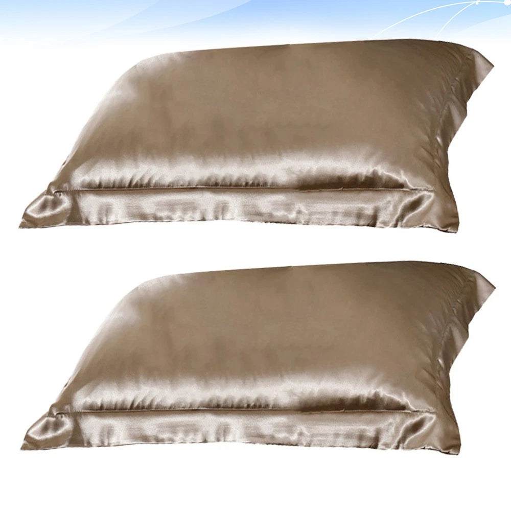 Sofa Cushion Cases Silk Bedding Accessories Silk Throw Sleeping Pillows Cover