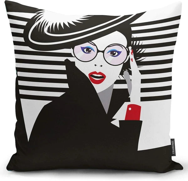 Ysahome Fashion Belle Home Decor Throw Pillow Case Fancy Theme Decorative 18x18