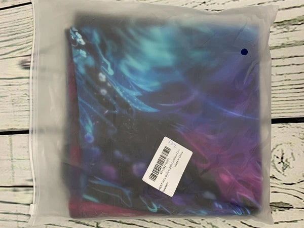 Throw Pillow Covers Pack of 2 Mysteriously Galaxy Starry Wolf Flowers