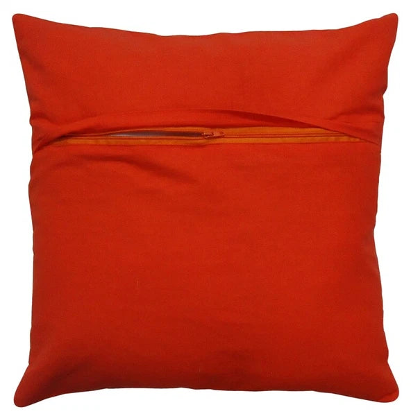 Ethnic Cushion Cover Indian Handmade Ikat 16 x 16 in Hippie Sofa Car Pillow Case