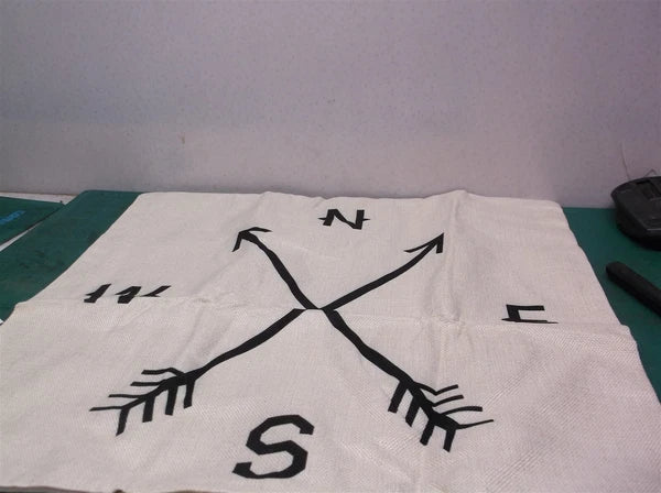 Arrows Home Decor Cover NSEW Cushion for Couch 18x18 inch Square Pillow case Set