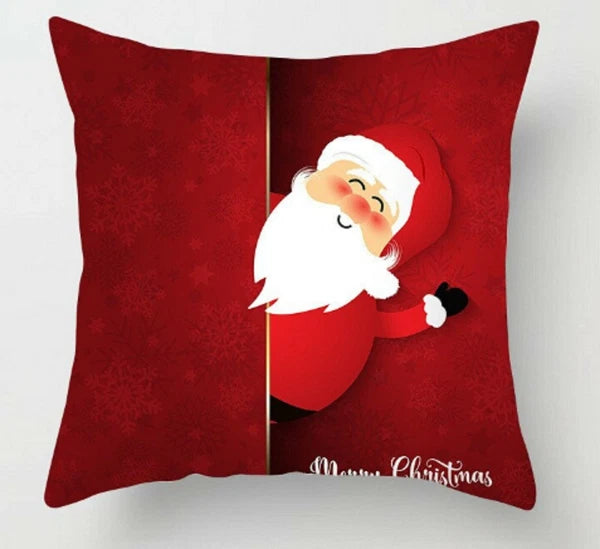 1x 45x45cm Sofa Cushion Cover Pillow Case Christmas Xmas Quality Santa Claus UK