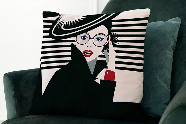 Ysahome Fashion Belle Home Decor Throw Pillow Case Fancy Theme Decorative 18x18