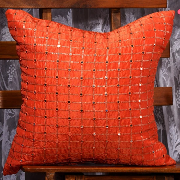 decorative home decor accent orange throw pillows for couch living room 18x18 2p