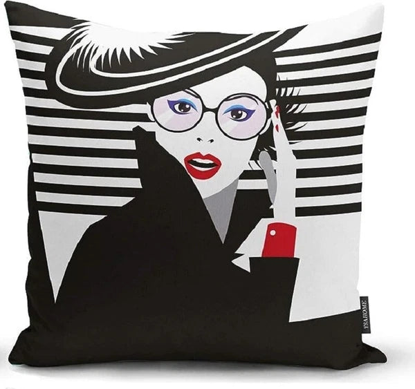 Ysahome Fashion Belle Home Decor Throw Pillow Case Fancy Theme Decorative 18x18