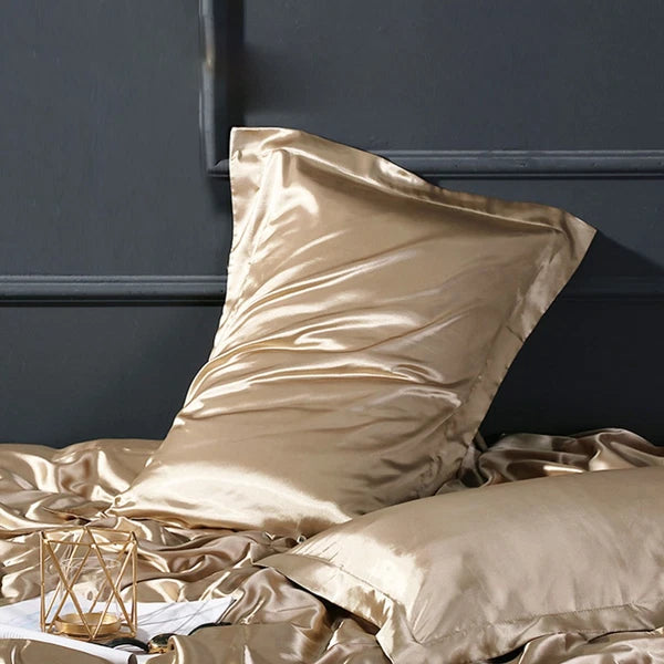 Sofa Cushion Cases Silk Bedding Accessories Silk Throw Sleeping Pillows Cover