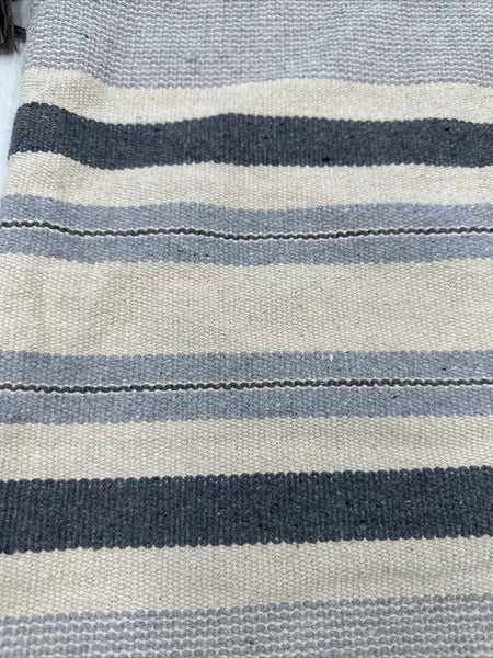 Hobby Lobby Throw Pillow Cover Sofa Cushion Farmhouse Gray Striped Boho 20"x20"