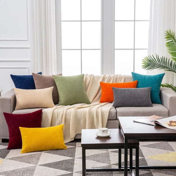 GAWAMAY Decorative Square Throw Pillow Covers 18"x18" Inch Set of 4, Super So...