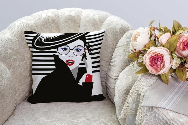 Ysahome Fashion Belle Home Decor Throw Pillow Case Fancy Theme Decorative 18x18